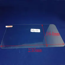Myslc универсальный протектор экрана из закаленного стекла для 10/10. 1 дюймов размер планшета: 235x164 мм+ бумага для очистки экрана/салфетки