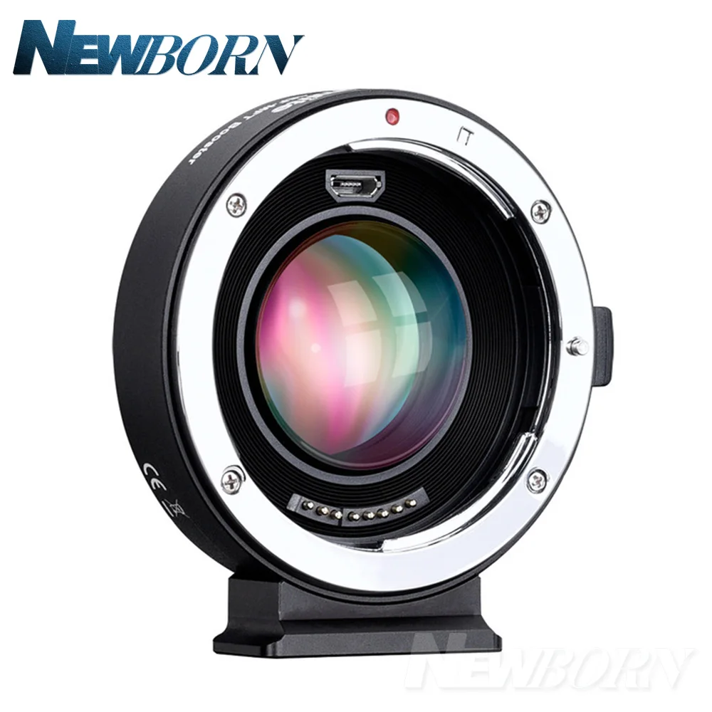 Commlite 0.71x Electronic Auto Focus Reducer Speed Booster Adapter for