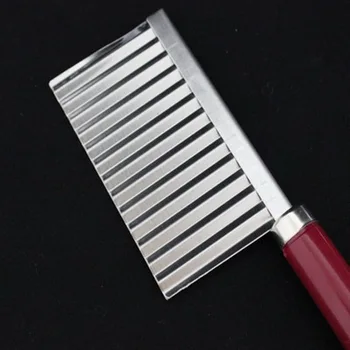 

DHL 1000 pcs Potato Wavy Edged Stainless Steel Kitchen Gadget Vegetable Fruit Cutting Peeler Cooking Tools