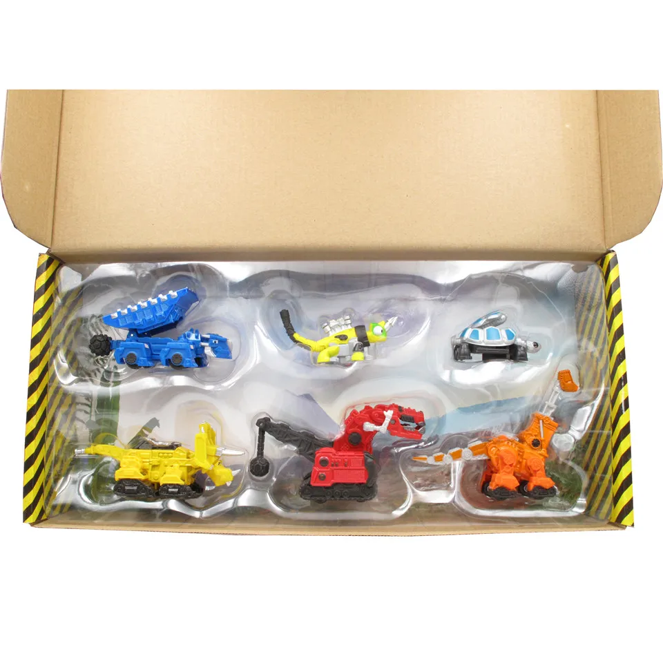 

Dinotrux truck toy car Dozer TON TON Revvit dinosaur toys dinosaur models children present Mini toys of children
