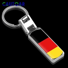 Немецкий флаг 3D металлический брелок для ключей для Mercedes-Benz Volkswagen Audi BMW Opel Киа Renault Volvo брелок для автомобиля-Стайлинг