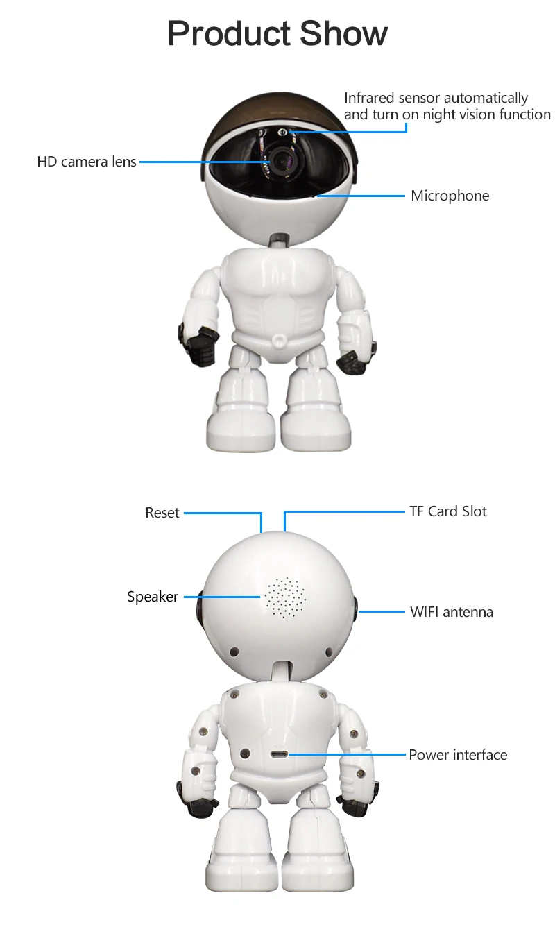 WIFI Robot IP Camera 10