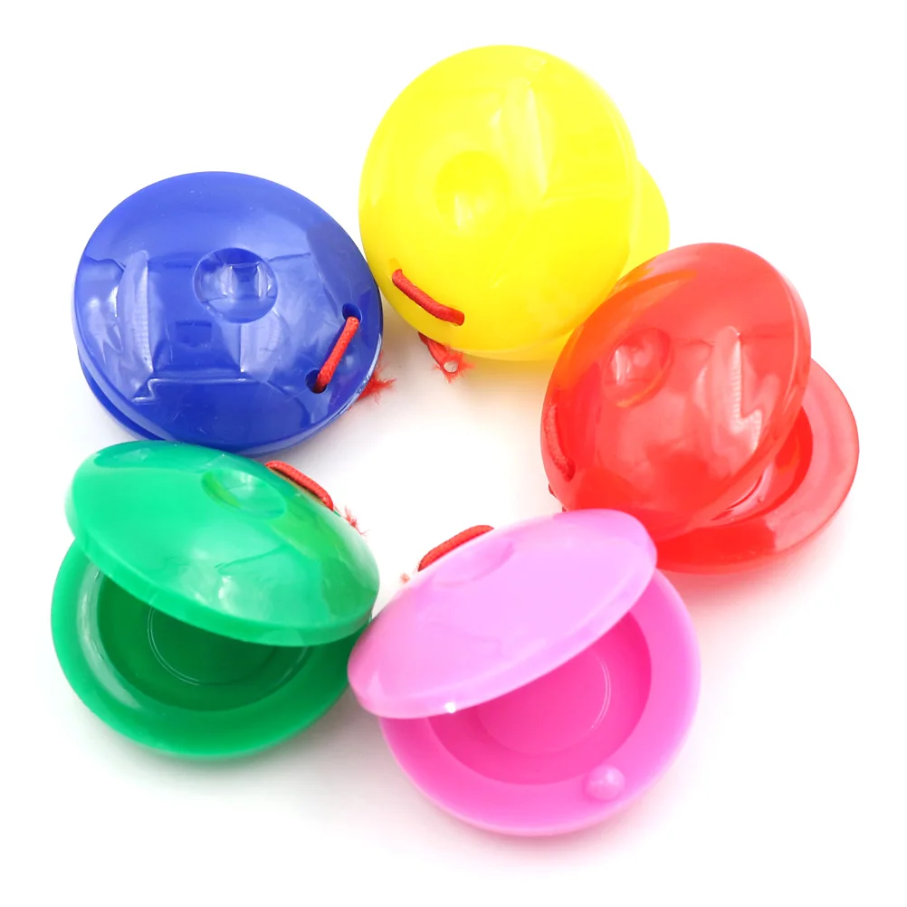 1Pc Plastic Percussion Finger Clackers For Dance Show Party