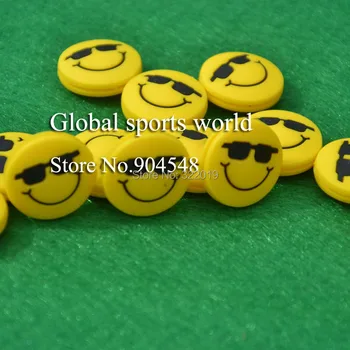 

FUNNY Smile Tennis racket Vibration Dampener Silicone tennis racket Dampener/shock absorber 20 pcs