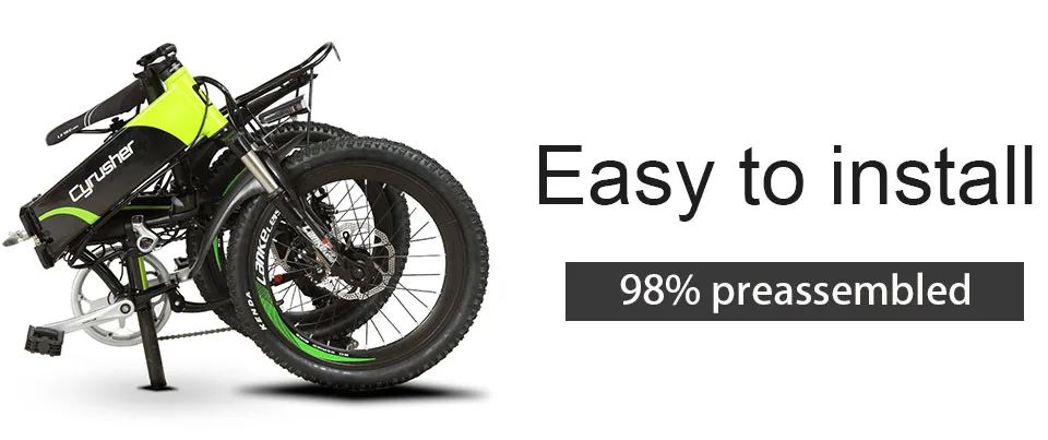 Clearance Cyrusher XF500 Electric Folding Bike 250W 48V 10AH Li-Battery full suspension Frame Smart hybird ebike With Computer Speedometer 5 Clearance Cyrusher XF500 Electric Folding Bike 250W 48V 10AH Li-Battery full suspension Frame Smart hybird ebike With Computer Speedometer 5