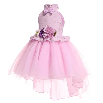 

Baby princess Birthday party dresses Bow lace Tuxedo Girls dress for wedding formally flower girl dresses Baby girl's clothes