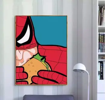 

N-321 Super Hero Private life pop art hand painted Pop Culture on canvas Decoration Home Decorl Pictures no framed