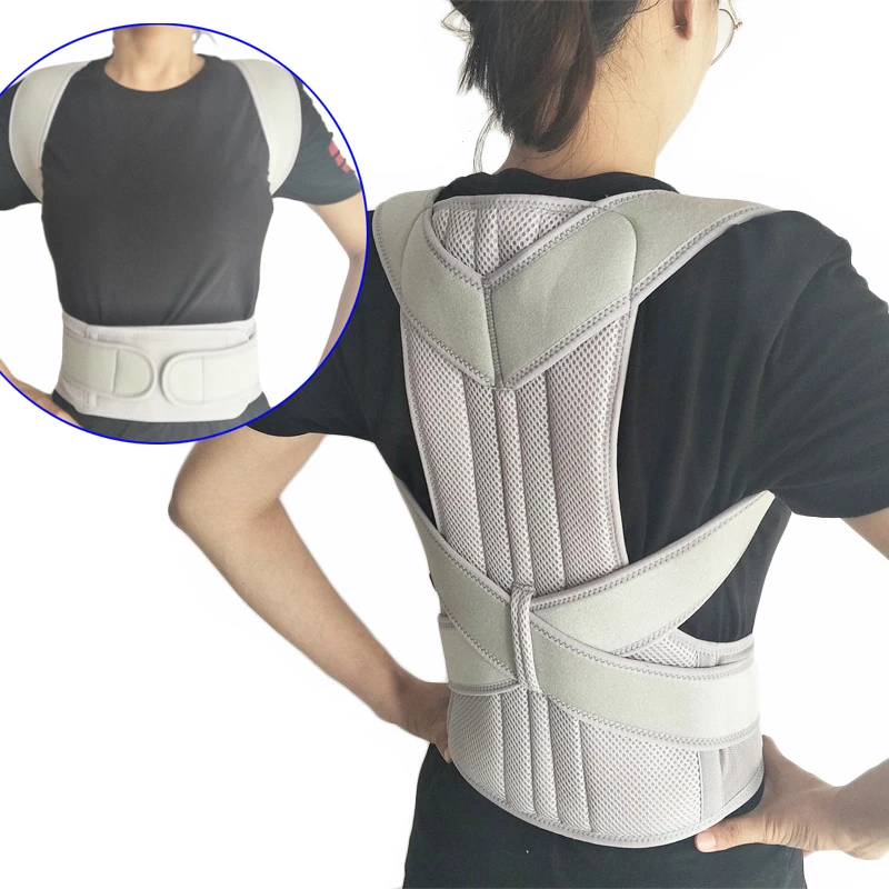 

Wholesale Back Support Adult Shoulder Back Spine Protector Neoprene Straps Improves Posture Corset for the Back
