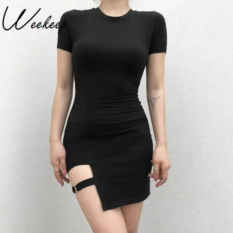 black dress clubwear