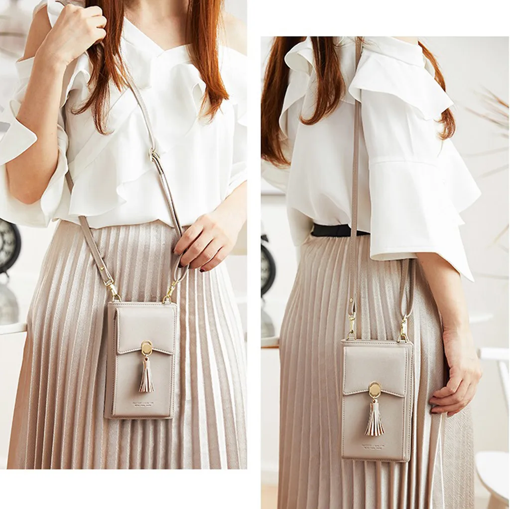 KKMHan Брендовая женская многофункциональная сумка на одно плечо с кисточками через плечо, кошелек, дропшиппинг, bolsas feminina