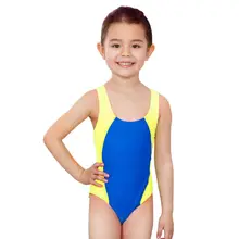 Лето цельный купальник детская одежда для девочек в стиле пэчворк, спортивные боди для девочек Купальник