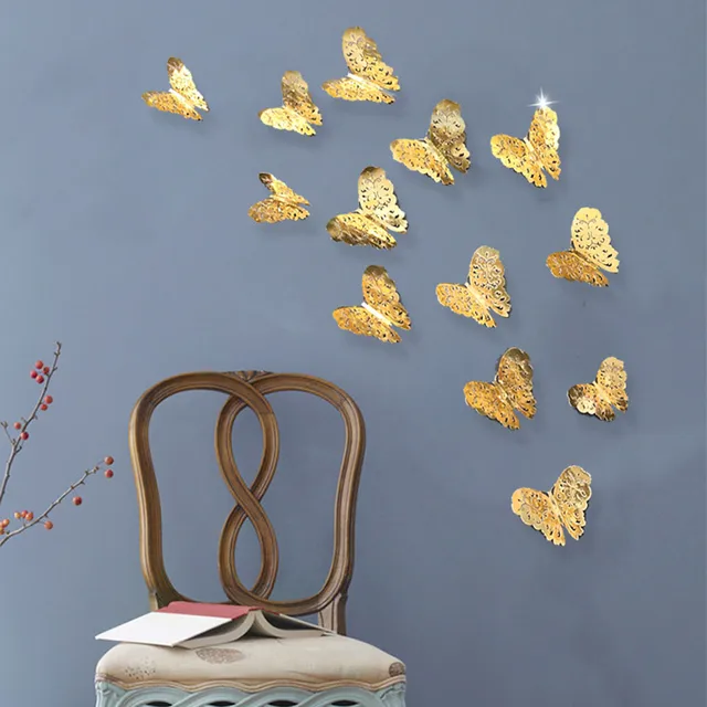Nowy 12 sztuk 3D wydrążony naścienny naklejki motyl lodówka do dekoracji wnętrz Mariposas Decorativas dekoracje ścienne Mariposas Decorativas tanie i dobre opinie Wielu kawałek pakiet Wall Stickers 3d naklejki Amerykański styl Naklejki okienne Na ścianie Panel przełącznika Naklejki Nowy 12 sztuk 3D wydrążony naścienny naklejki motyl lodówka do dekoracji wnętrz Mariposas Decorativas dekoracje ścienne Mariposas Decorativas tanie i dobre opinie Wielu kawałek pakiet Wall Stickers 3d naklejki Amerykański styl Naklejki okienne Na ścianie Panel przełącznika Naklejki