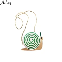 Aelicy модная Мини круговая сумка-мессенджер для девочек из искусственной кожи, сумка через плечо на молнии, Лидер продаж