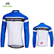 ZEROBIKE Hot 2017 Spring & Autumn Men’s Long Sleeve Cycling Jersey Quick Dry Breathable Bicycle Clothing M-XXL