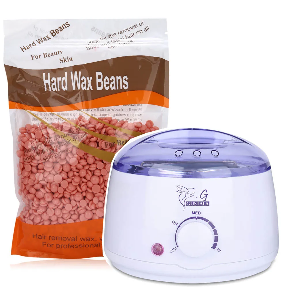

Gustala Warmer Wax Heater SPA Hand Epilator Feet Paraffin 300g Solid/Hard Wax Beans Heater Machine Bock Depilatory Health Care