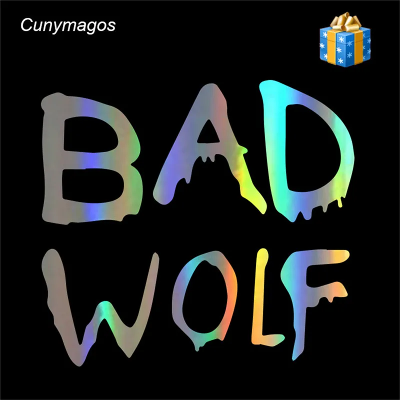 

Doctor Who Bad Wolf Fashion Car-Styling Vinyl Stickers Decals Fashion Creative Car Body Window Wall Toilet Stickers 13cm*11.5cm