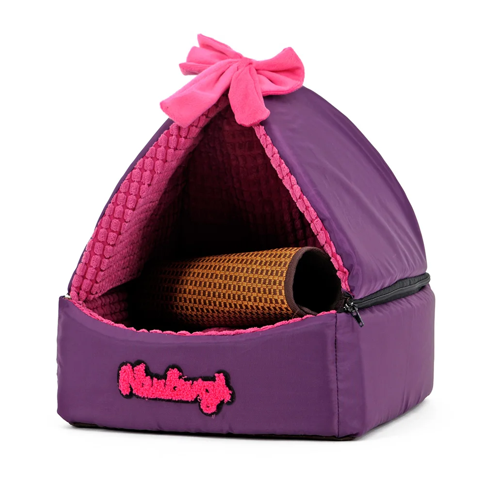 HOOPET съемный дом собаки кровать для малого среднего собака Cat House Bed дышащая