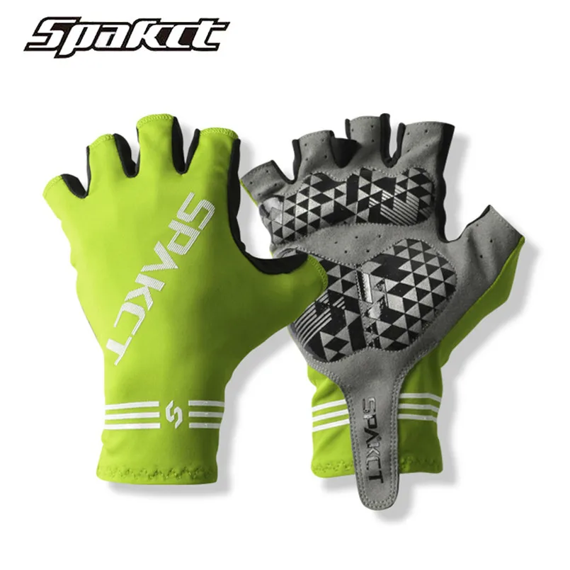 Spakct Men Women Cycling Mountain Bike Road Half Finger Gloves Breathable Gloves