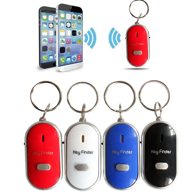 100pcs Mini GPS Tracking Finder Keychain Auto Car Pets Kids Motorcycle Tracker Track Key Chain