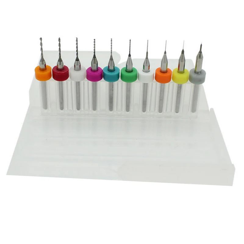 10pcs 0.1mm 1mm Carbide PCB Dremel Jewelry CNC Engraving Micro Drill