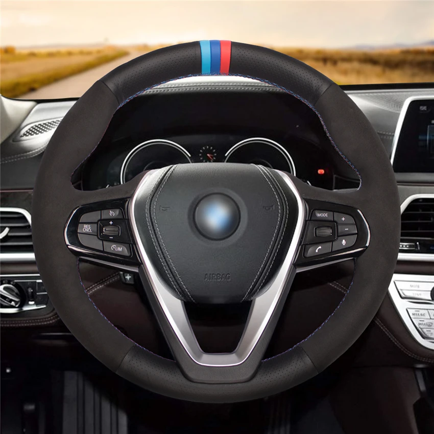 MEWANT черная искусственная замша из натуральной кожи для BMW G30 530i 540i 520d 530e 2016 2018 G32 630i