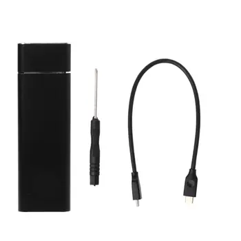 

Type C to USB 3.1 to M.2 Next Generation Form Factor SSD Mobile Hard Disk Box Adapter Card External Enclosure Case for m2 SATA S