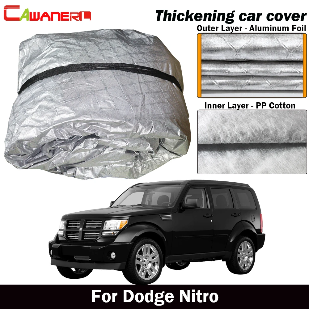 Чехол Cawanerl Для Dodge Nitro трехслойный автомобильный чехол плотный хлопок защита от