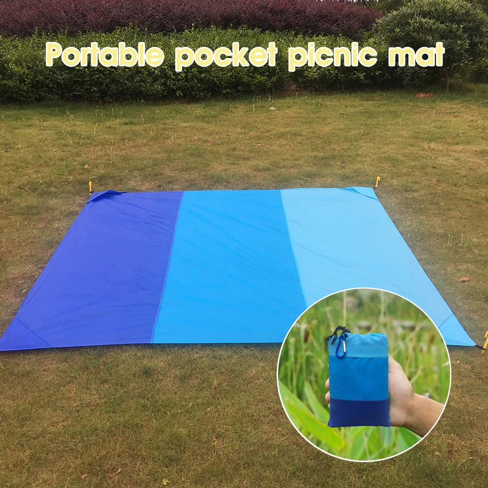 Tendaisy Portable Anti-sand Beach Blanket - for Park, Beach and Picnic