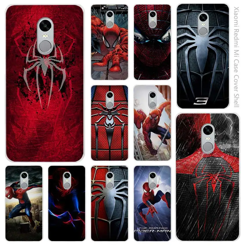 Buy Hot Sale Superhero spider man Clear Cover Case