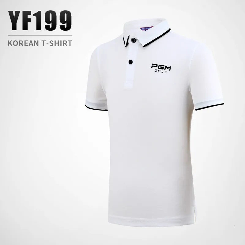 PGM одежда для гольфа футболка с короткими рукавами с дышащей тканью для детей и подростков YF199