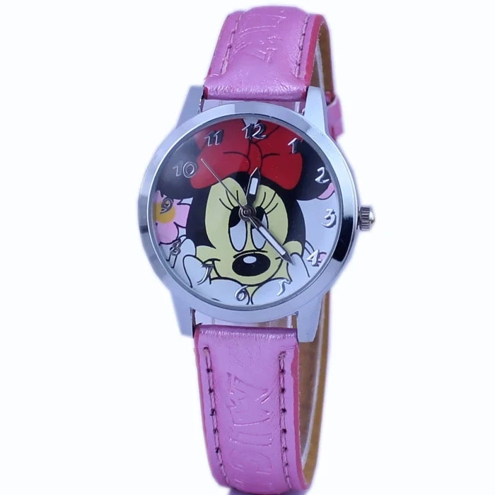 

Cartoon fashion casual belt Minnie girls favorite quartz children and children fashion watch