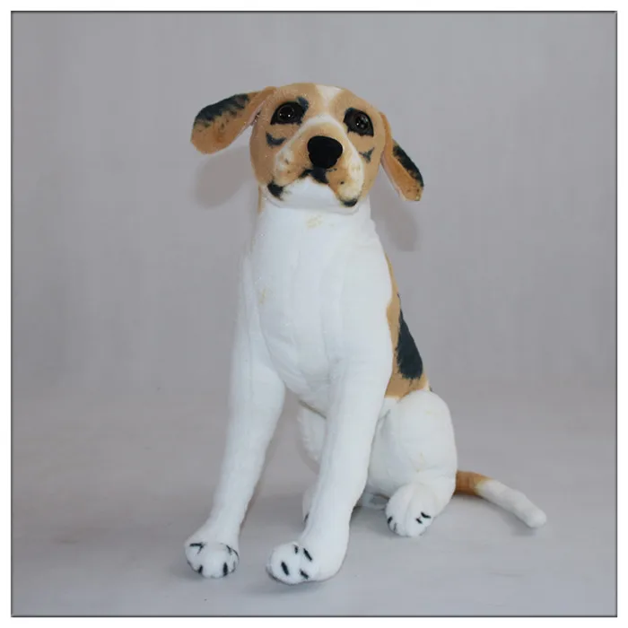 55 см 6 стилей Бигл боксер Мопс далматинец Волкодав моделирование сидя собака плюшевая игрушка хорошее качество реалистичные сидящие собаки куклы