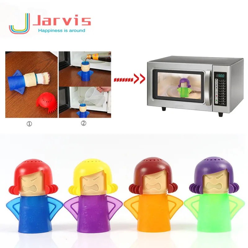 

1PCS products Angry Ma ma Microwave oven Steam Cleaner Refrigerator keep clean Kitchen cleaning tools Easily Cleans