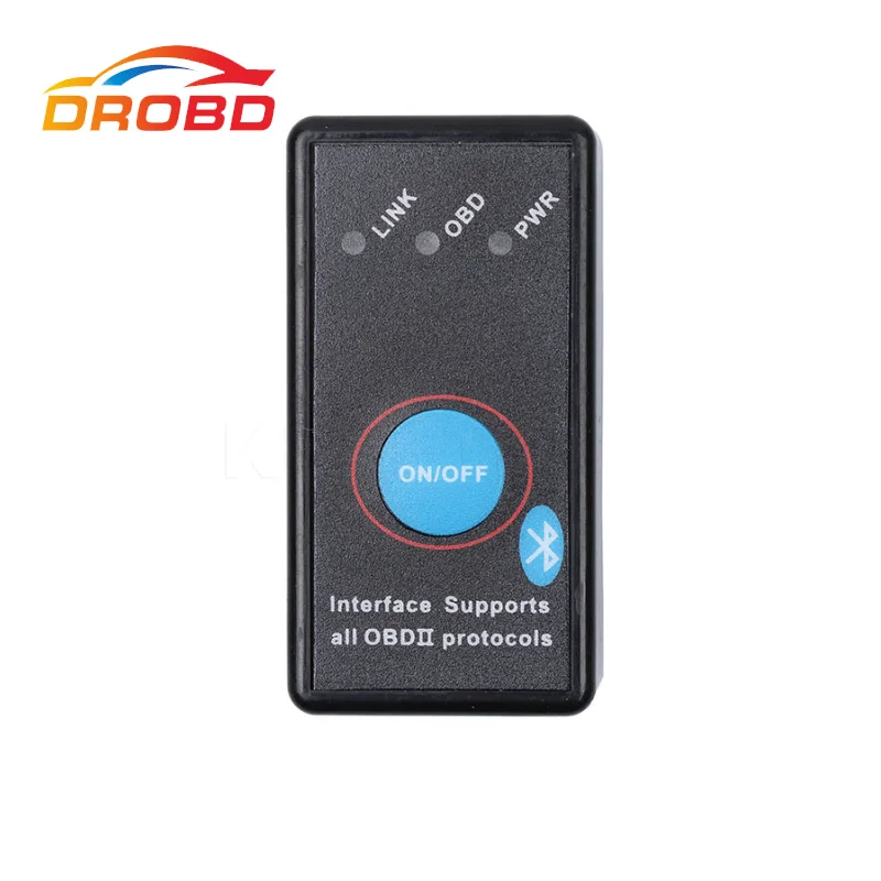 New Auto Code Reader Super Mini ELM327 V2.1 ELM 327 Bluetooth OBD-II OBD OBD2 Scanner with Power Switch Diagnostic Tool New Auto Code Reader Super Mini ELM327 V2.1 ELM 327 Bluetooth OBD-II OBD OBD2 Scanner with Power Switch Diagnostic Tool