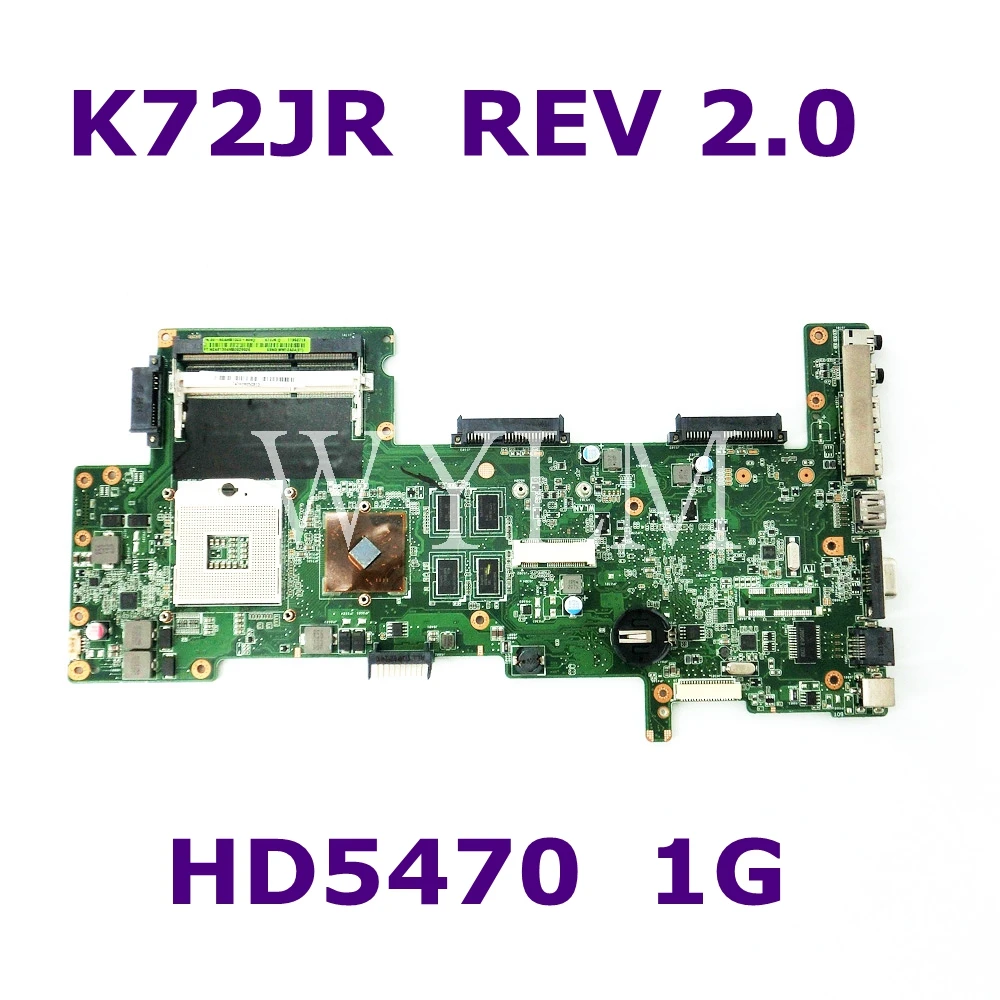 K72JR MAIN_BD._ 0 м/AS REV 2 V1GM HD5470 Материнская плата Asus K72JT K72JK K72JU K72J X72J ноутбука 100%