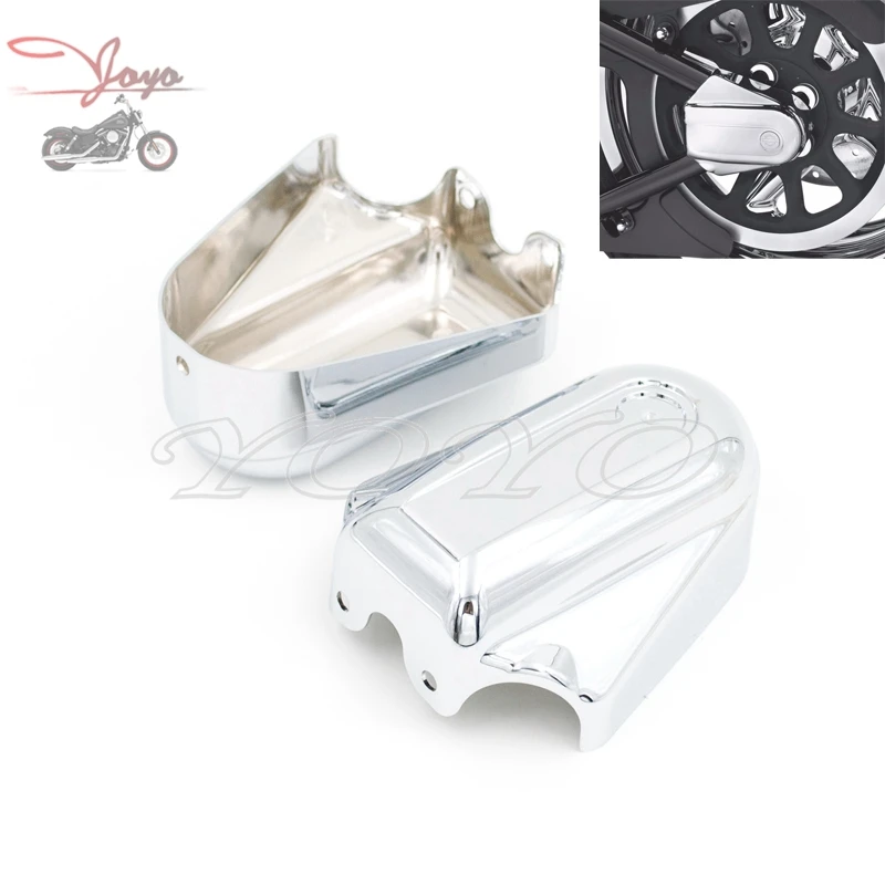 

ABS Chrome Rear Axle Covers for Harley Softail Slim Blackline Cross Bones Heritage Night Train Deluxe CVO Convertible Springer