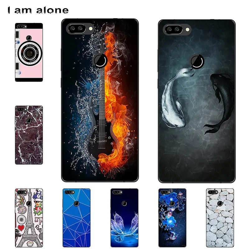 

I am alone Phone Cases For Oukitel Mix 2 5.99 inch Solf TPU Fashion Cute Color Paint Mobile For Oukitel Mix 2 Bags Shipping Free
