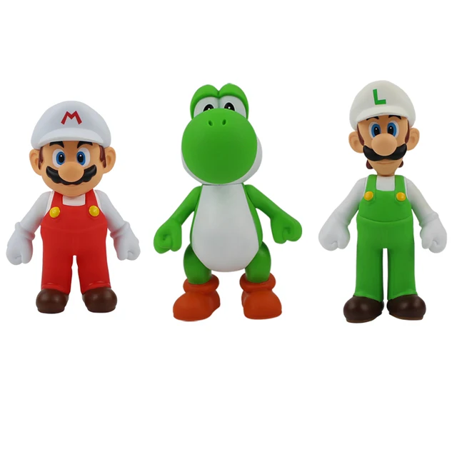 Aliexpress.com : Buy 3pcs/lot Big Size Super Mario Figure Collection ...