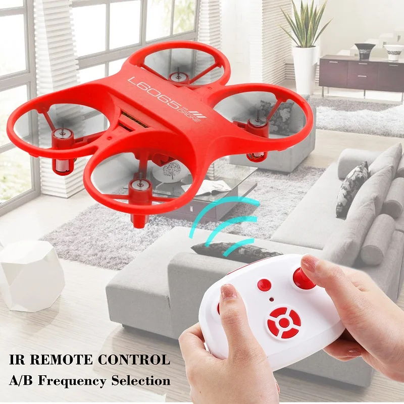 Mini RC Quadcopter Infrared Controlled Drone 2.4GHz Aircraft with LED Light Birthday Gift for Children Toys Mini Drones Mini RC Quadcopter Infrared Controlled Drone 2.4GHz Aircraft with LED Light Birthday Gift for Children Toys Mini Drones