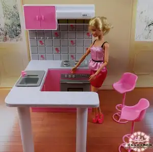 barbie doll kitchen set online