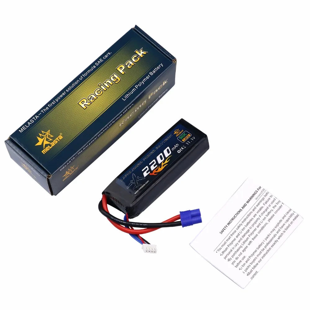 Melasta 3S 2200mAh 11,1 V 50C софткейс LiPo аккумулятор с разъемом EC3 для радиоуправляемого самолета вертолета автомобиля грузовика лодки дрона и FPV