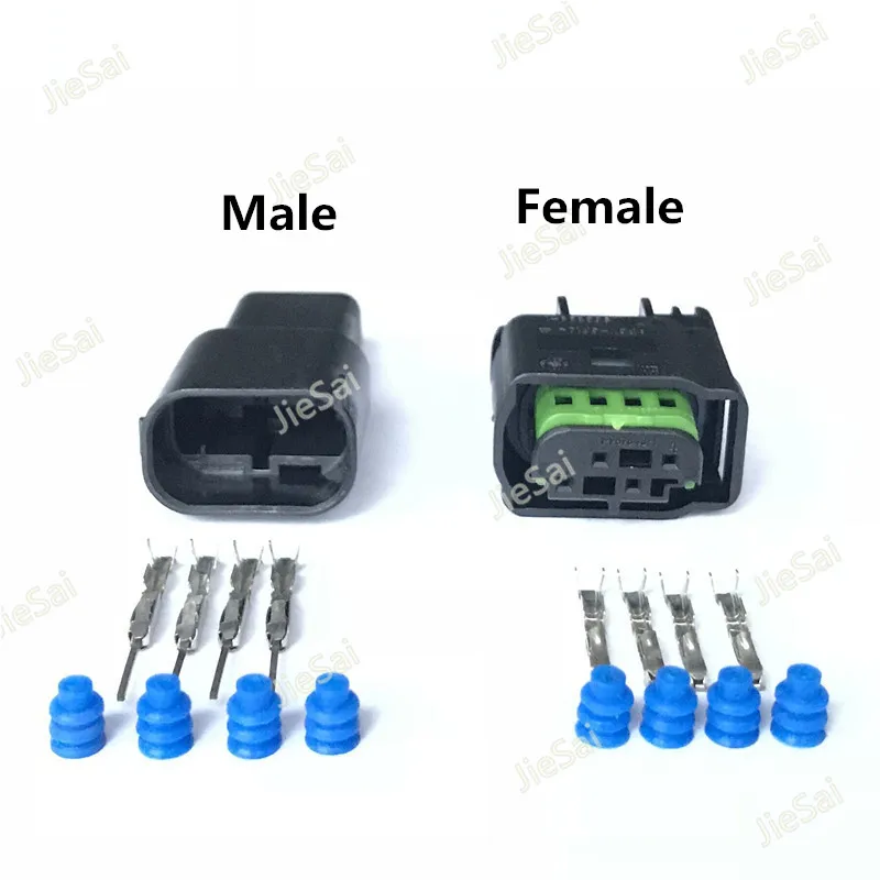 4 Pin-код 1-967640-1/8E0 971 934/968399-1 конвертер LPG автомобильный разъем жгута Женский Мужской авто разъем для VW AUDI BMW