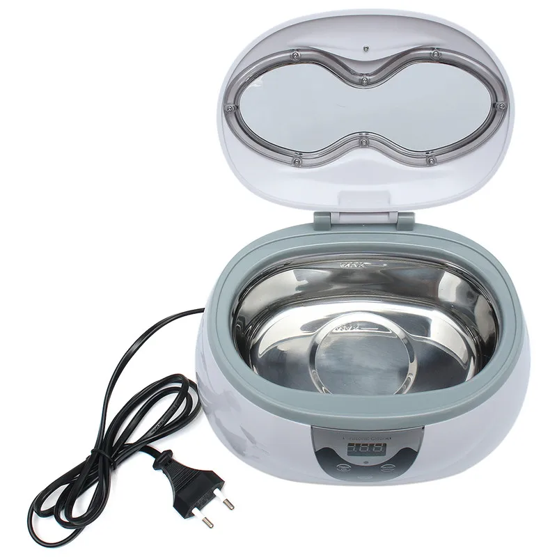 

SKYMEN 35W 600ML Digital Ultrasonic Cleaner Wash Bath Tank Baskets Jewelry Dental Mini Portable Ultrasound Cleaner EU Plug
