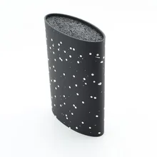 16X22 см овальной формы пластиковый универсальный держатель ножа для ножа с черной нейлоновой вставкой, подставка для кухонных ножей