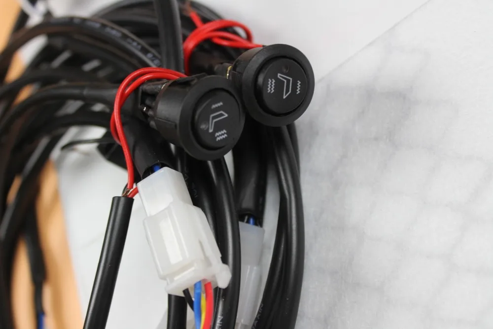 2seats installed Universal seat heater for all car carbon fiber heater system heating heated pads