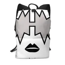 Kiss рюкзак Ace Frehley от группы KISS Spaceman, макияж, рюкзаки, Университетский узор, сумка для мужчин и женщин, многофункциональные сумки