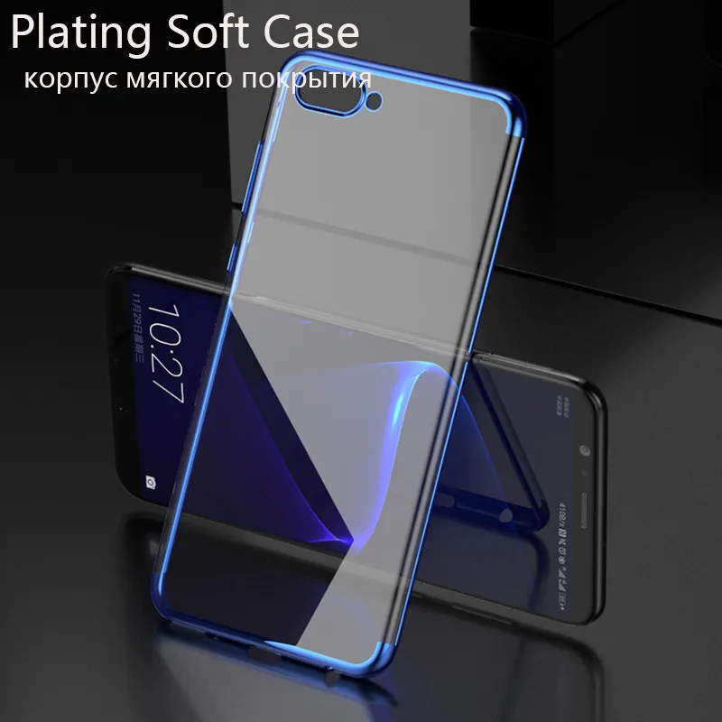

WeeYRN Huawei Honor 10 9 Funda Luxury Silicone Case Honor View 10 Transparent Soft Plating Case Huawei Honor 9 lite Full Cover