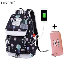 Women Backpacks for Teenage Girls Mochila Trend Schoolbag female Waterproof Anti theft Laptop Backpack bagpack Female student