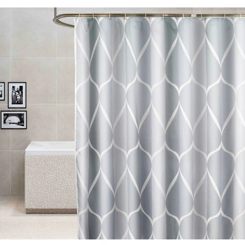 

Waterproof Shower Curtains Home Decor Polyester Fabric Bathroom Curtains Geometric Pattern New Arrivals rideau de douche