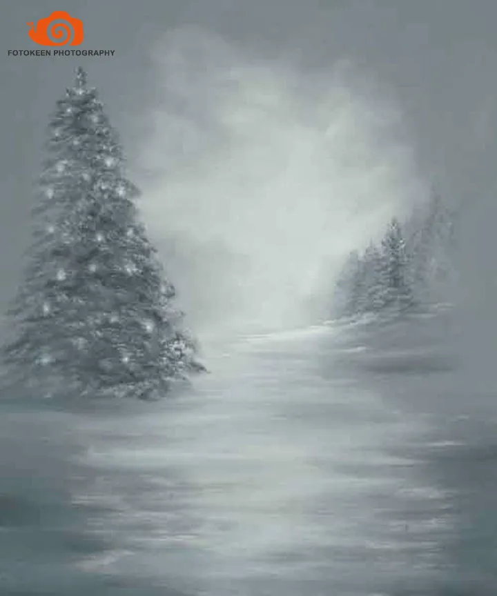 3X6m Xmas tree Winter Scenic Muslin Hand-Painted Photo studio Backdrop Background,fntasy newbron christmas backdrop photography 3X6m Xmas tree Winter Scenic Muslin Hand-Painted Photo studio Backdrop Background,fntasy newbron christmas backdrop photography